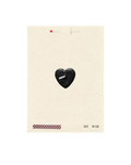 Black Heart Wish Card