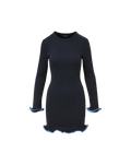 Baranova Ruffle-Trim Mini Dress