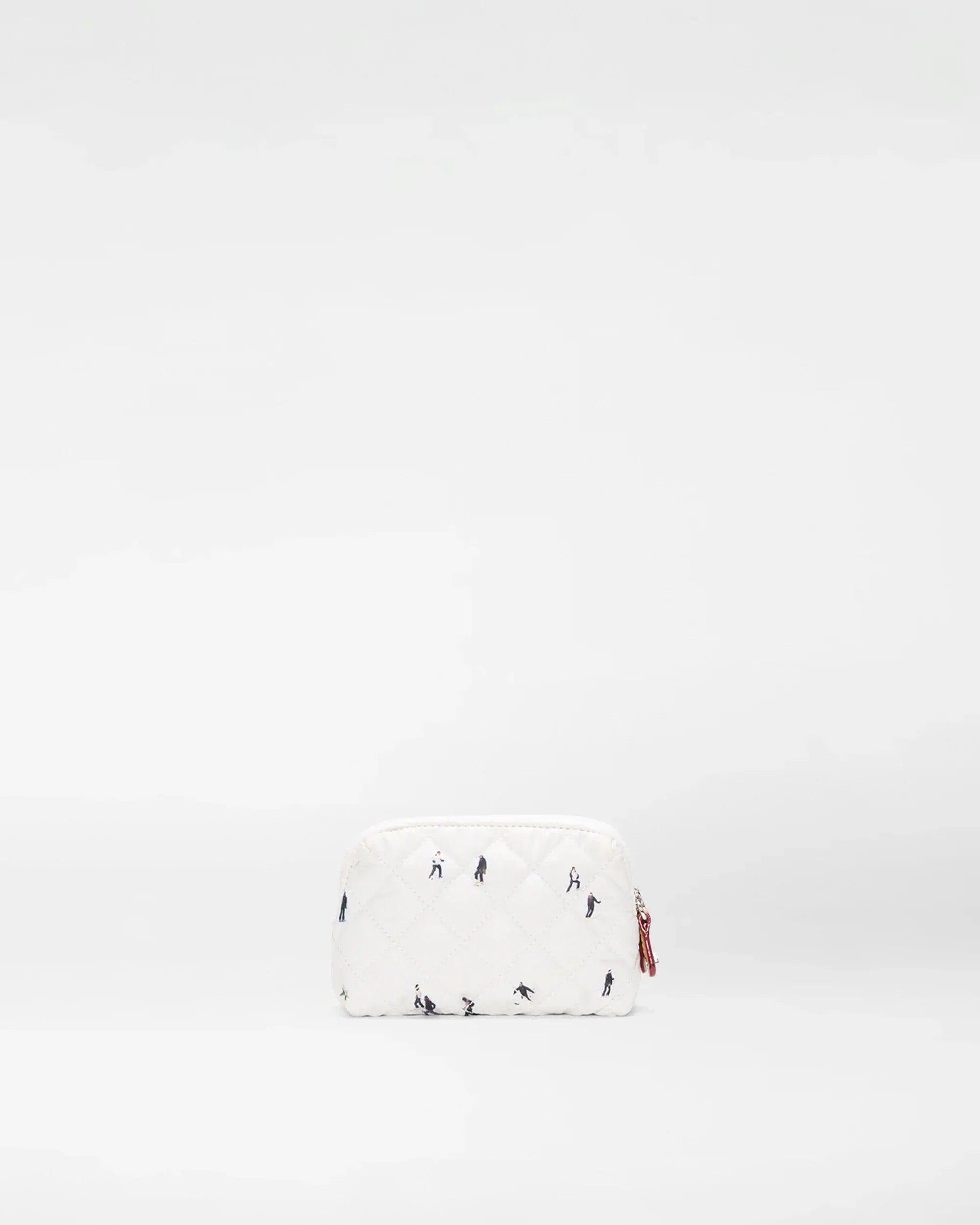 Dede Ski Print Mini Double Zip Cosmetic