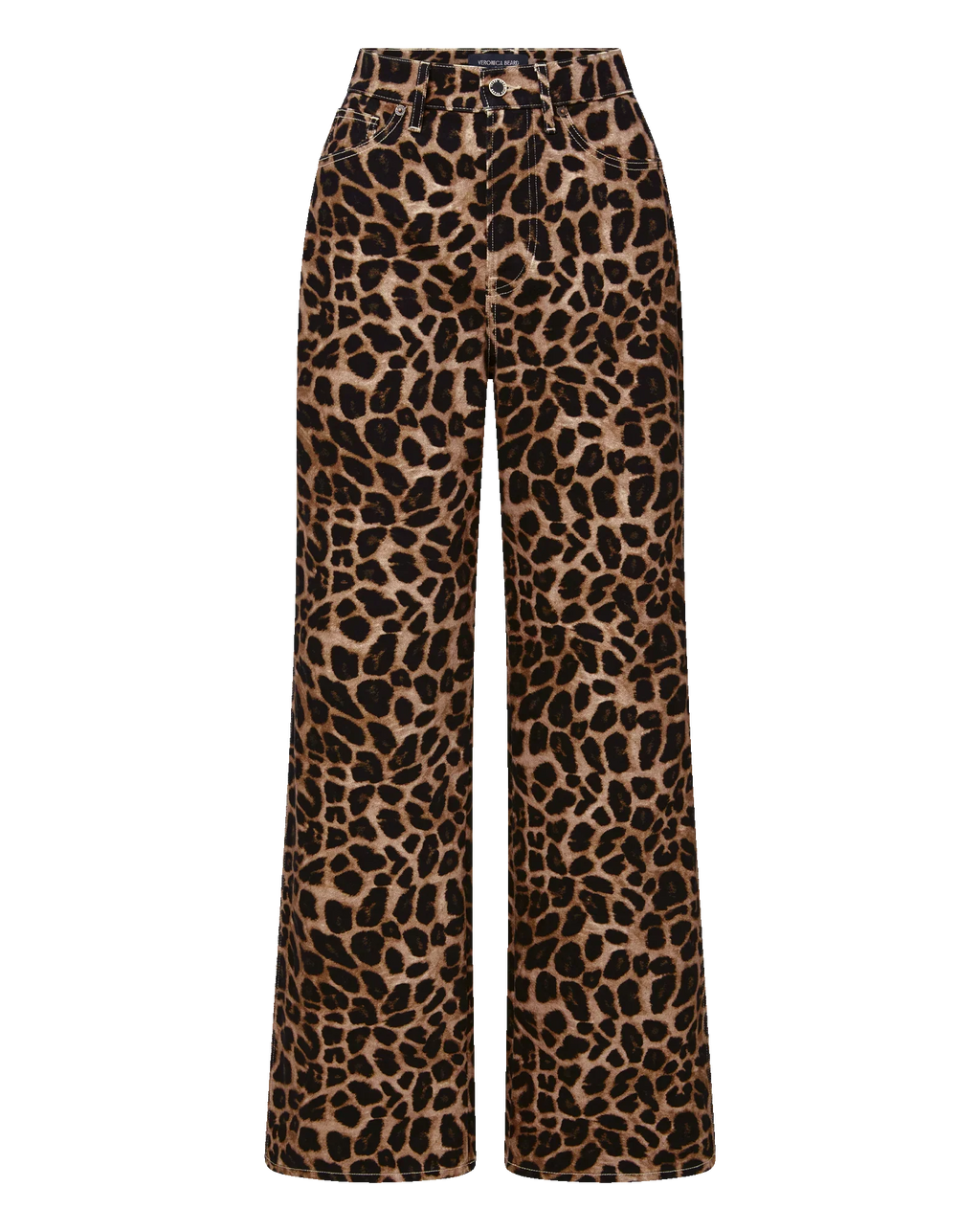 Taylor Leopard Wide-Leg Jean