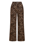 Taylor Leopard Wide-Leg Jean