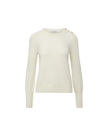 Nelia Cashmere Pullover | Button Accent