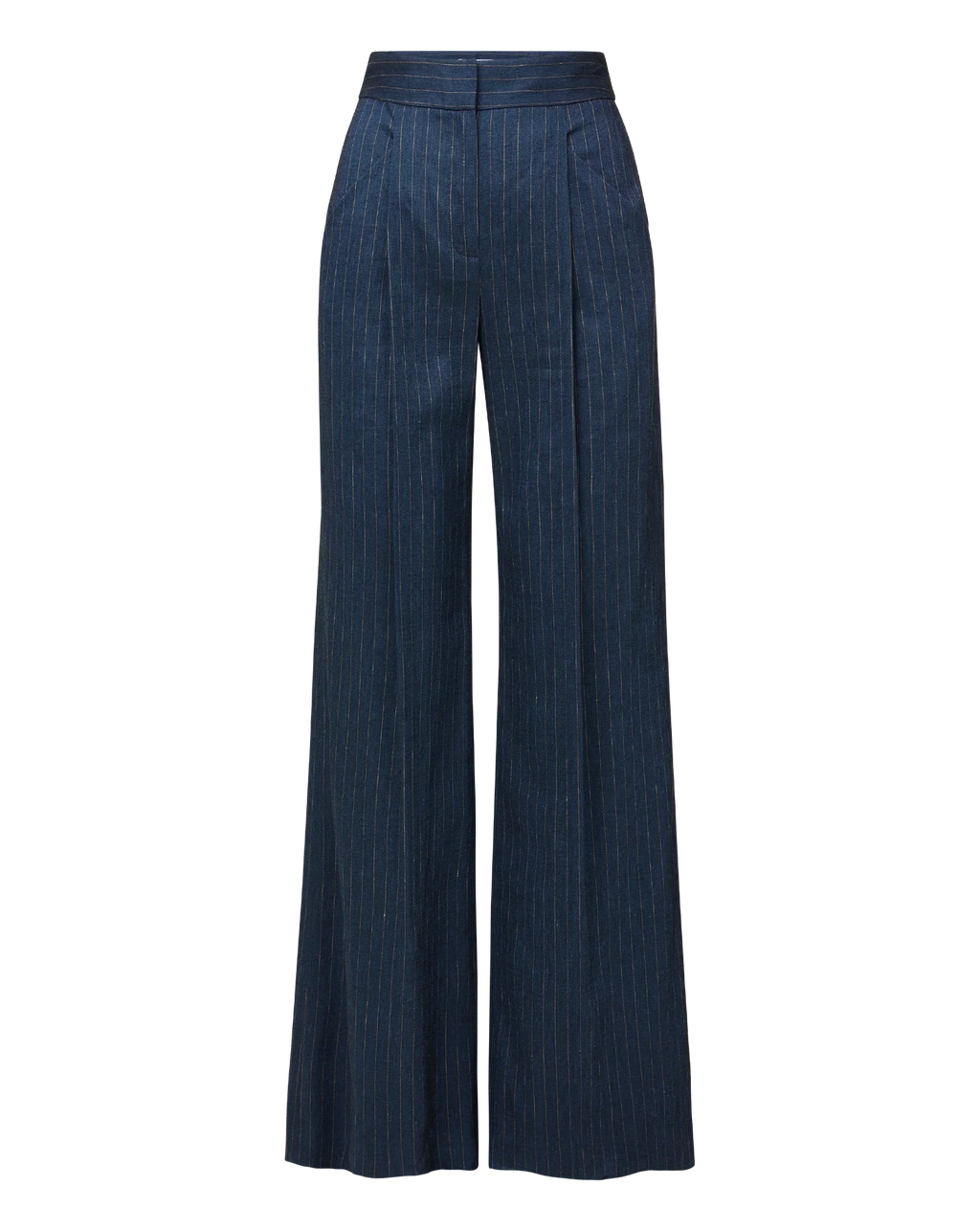 Rimini Wide-Leg Pinstripe Pant