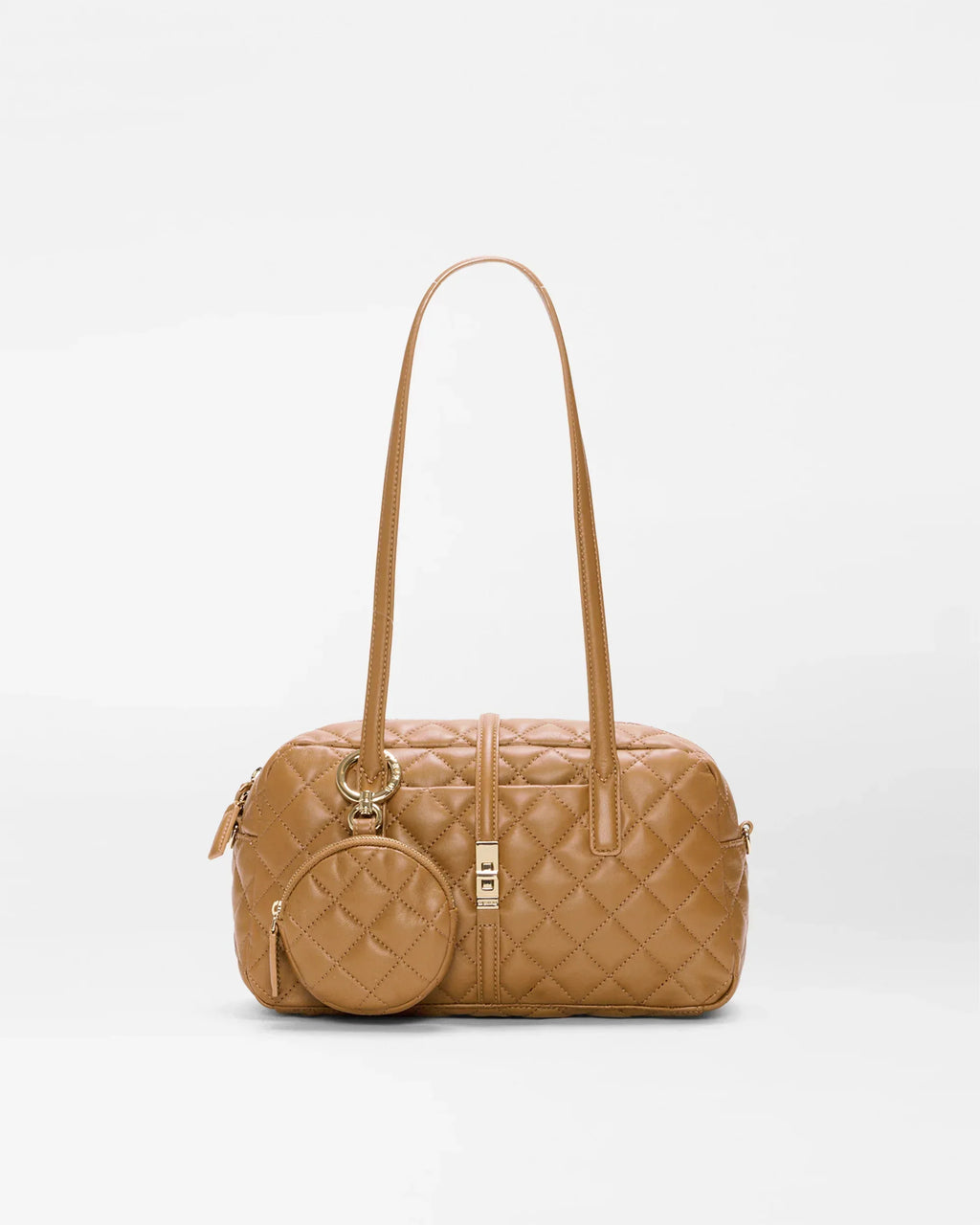 Caramel Leather Small Astor Satchel