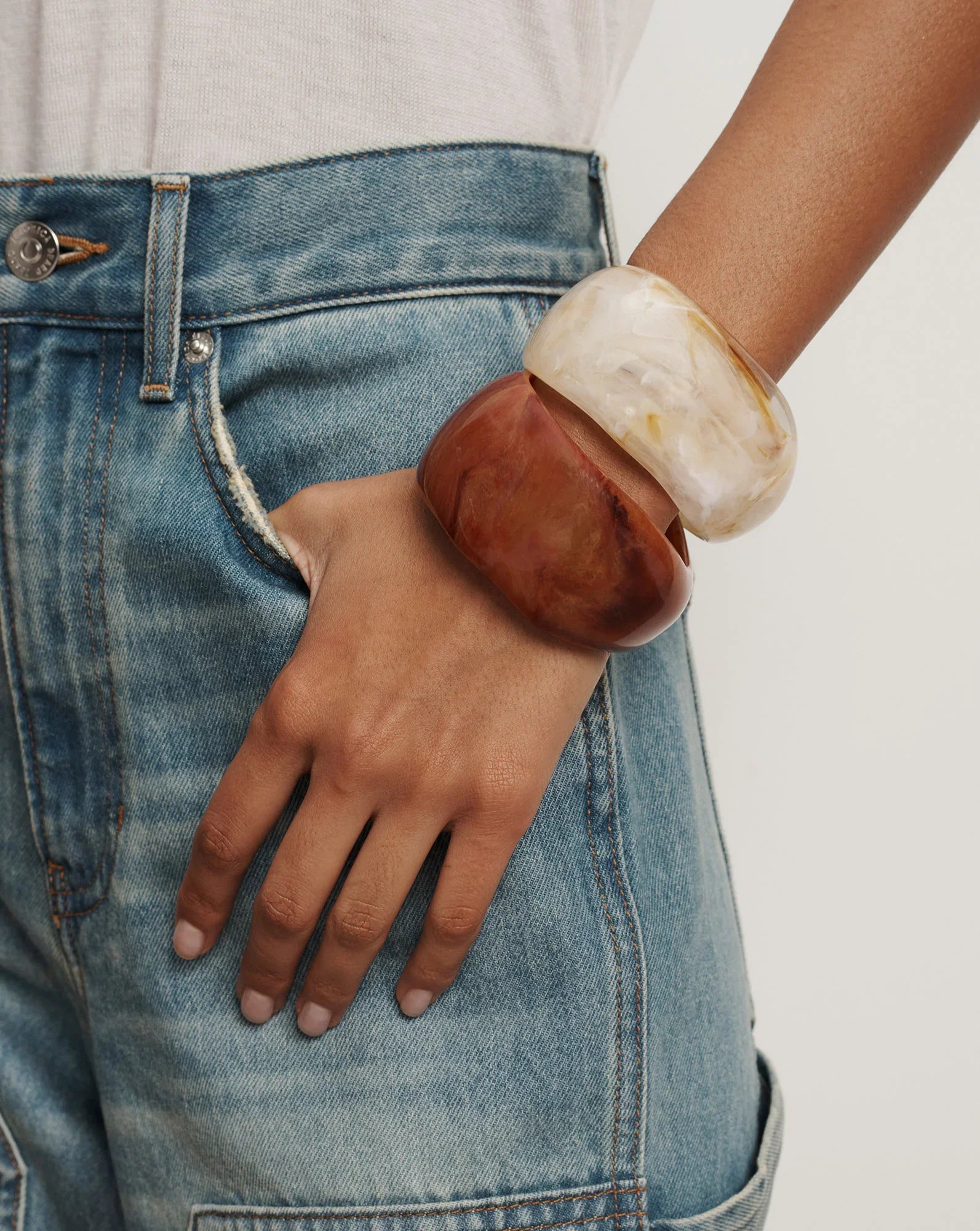 Marbled Resin Bangle