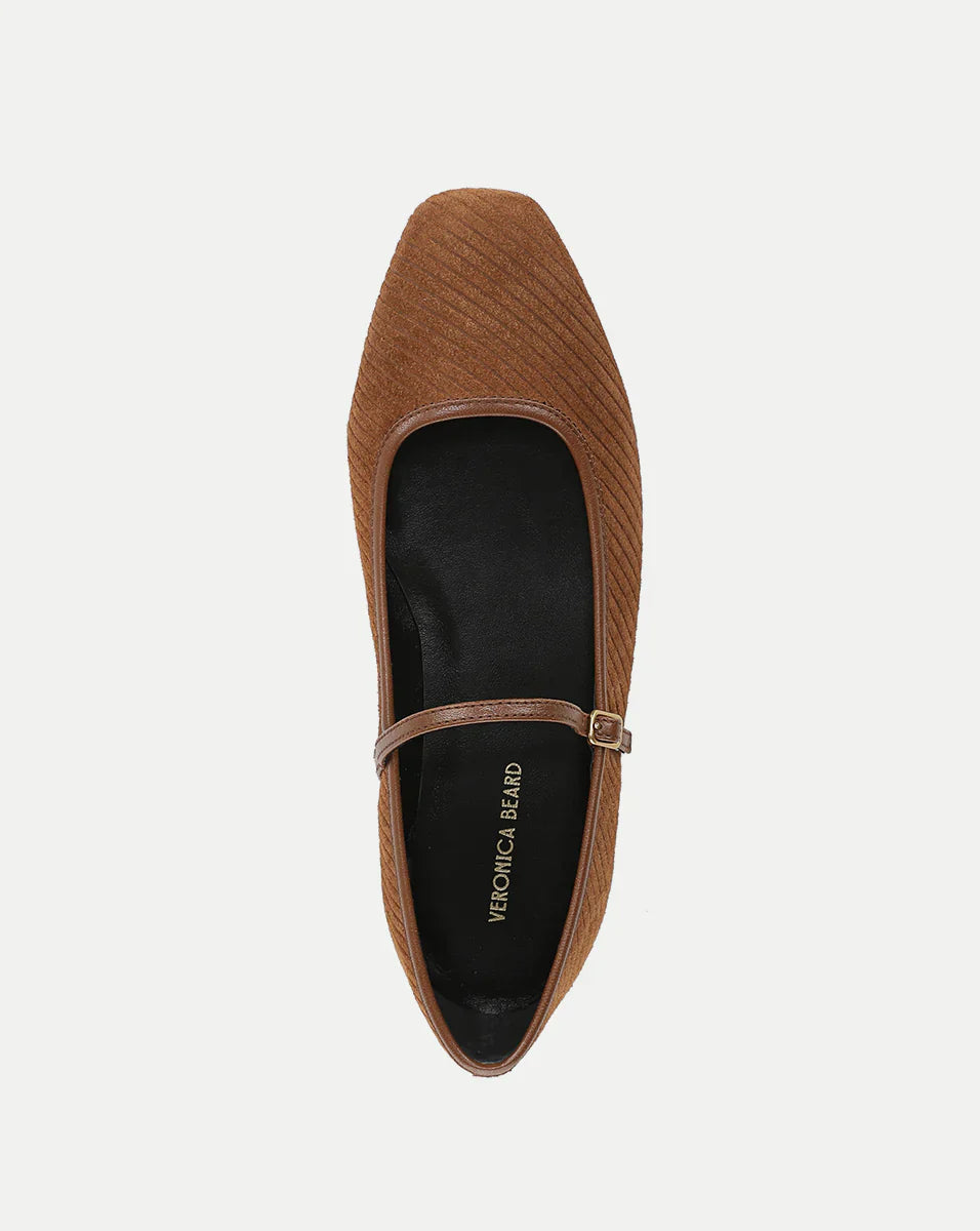 Ellie Corduroy Suede Flat