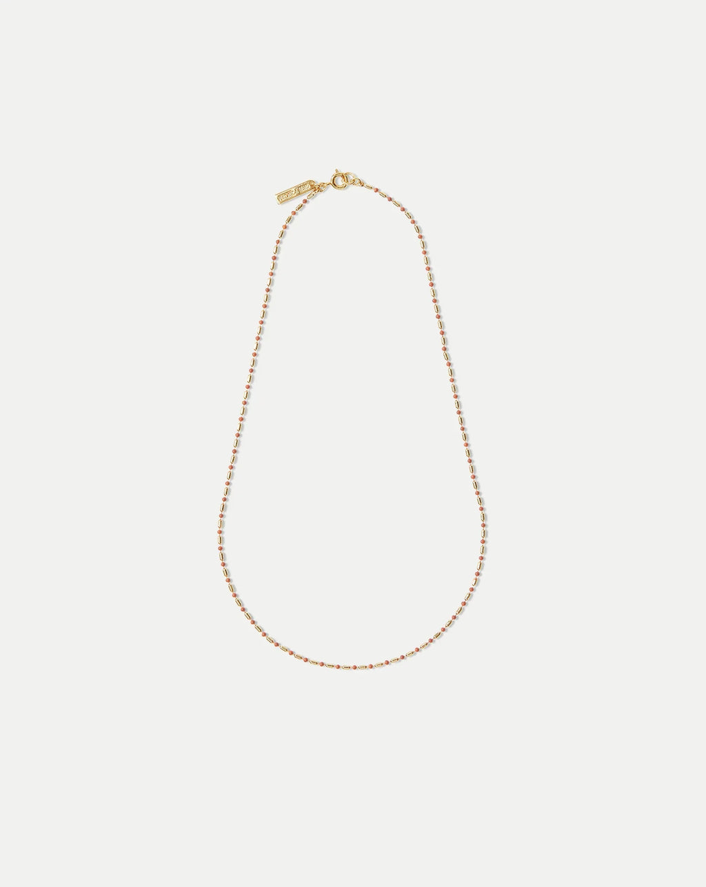 Enamel Bead Chain Necklace