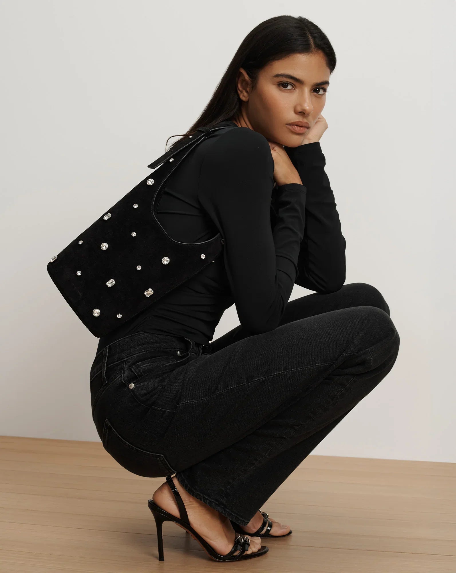 Embellished Loop Bag