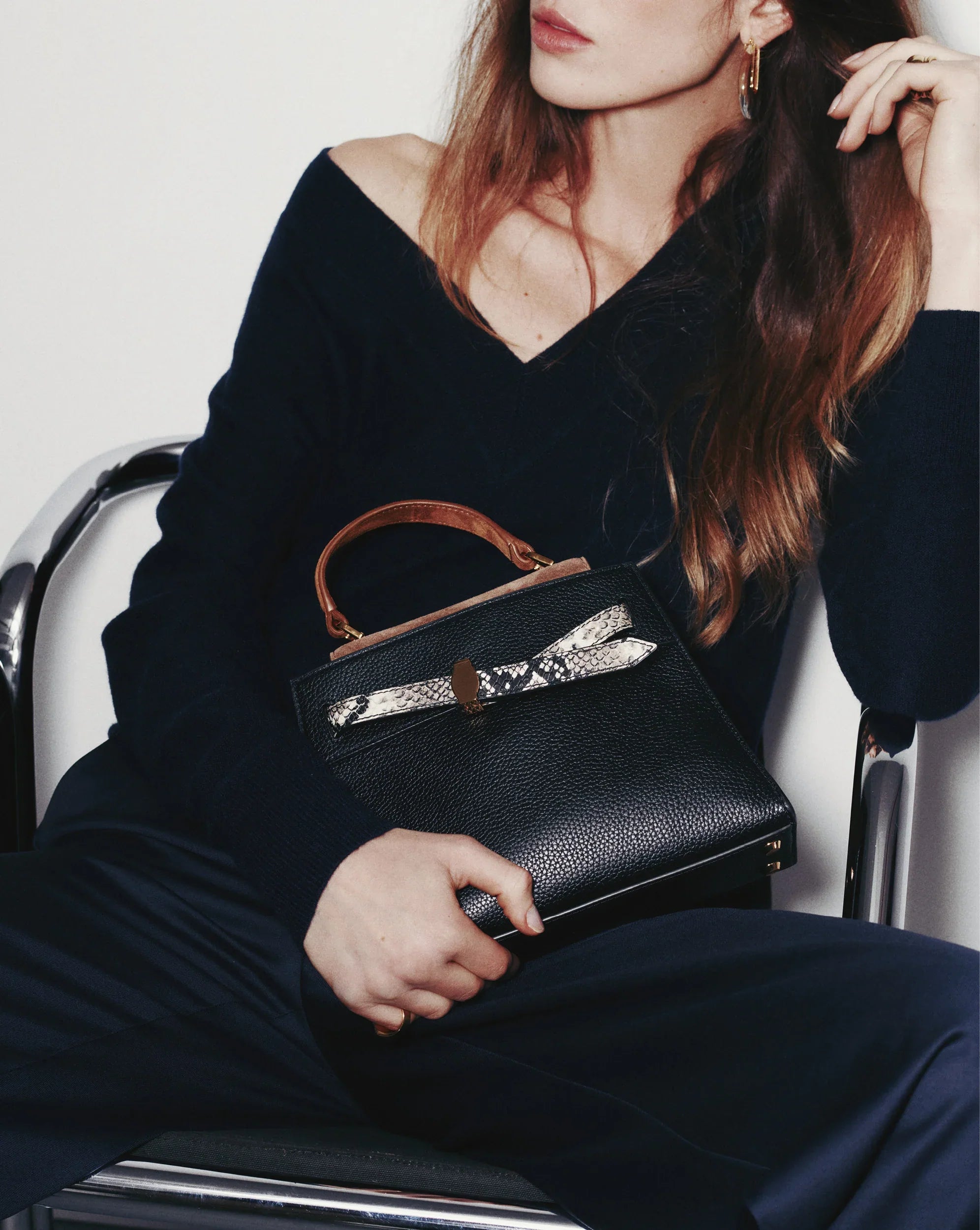 Veronica Beard Dash Top-Handle Bag