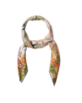Floral Bandana Silk Scarf