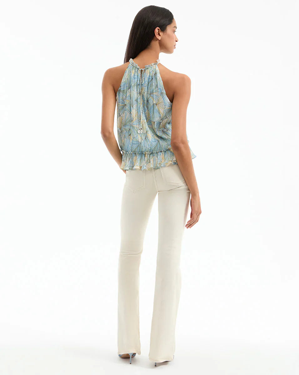 Renee Pleated Halter Top