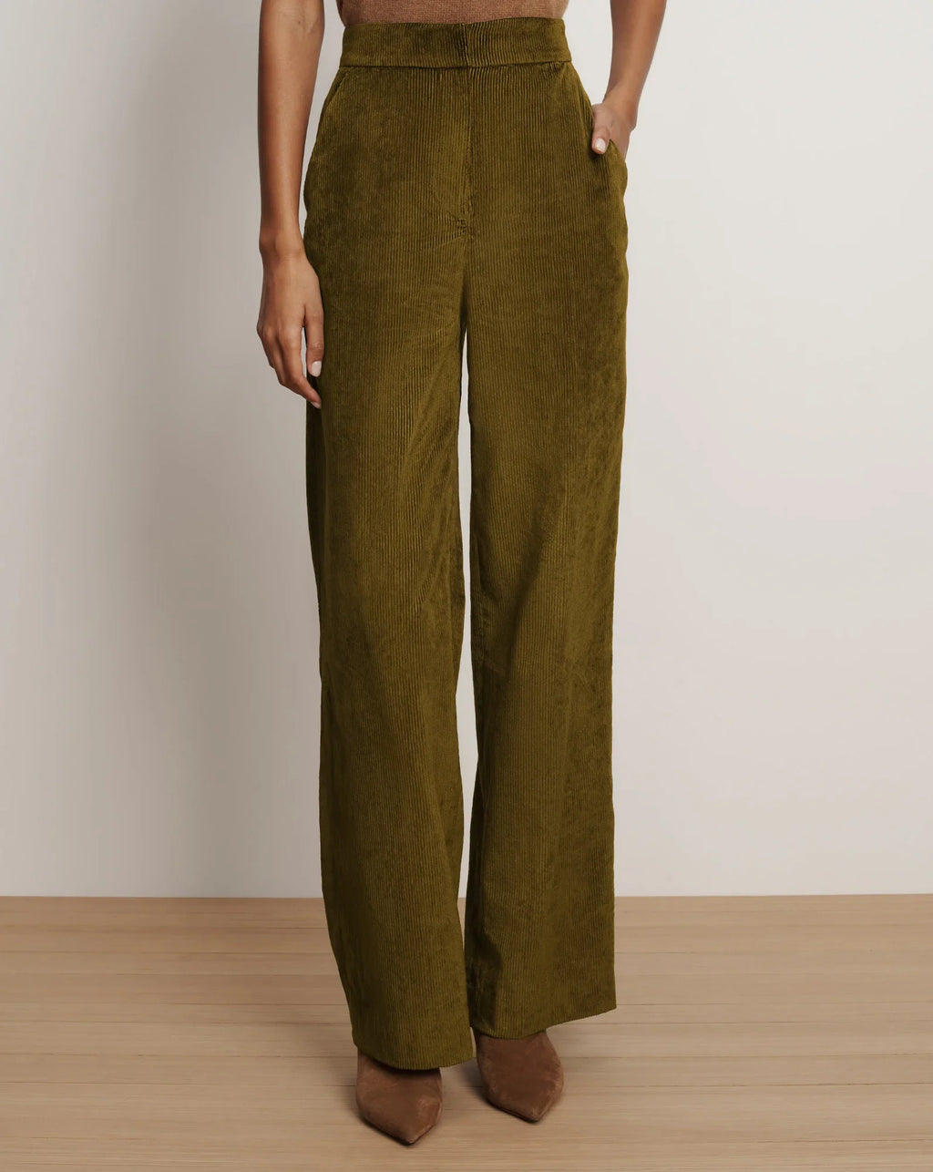 Grigore Corduroy Wide-Leg Pant