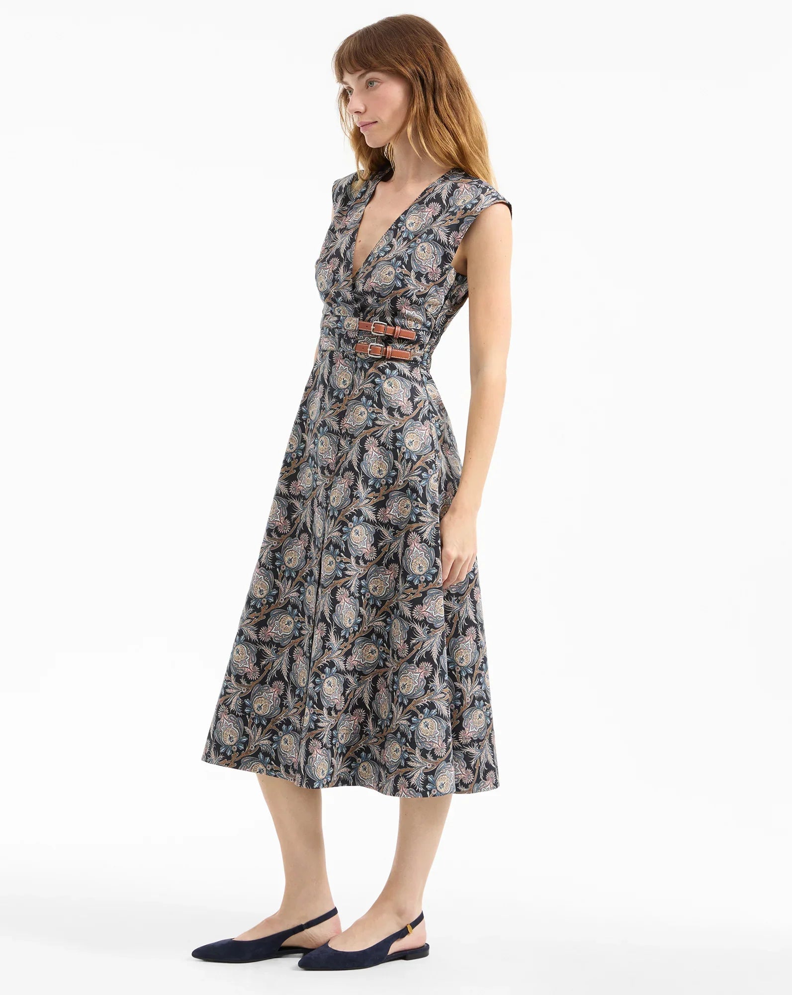 Nilsen Belted Midi Dress