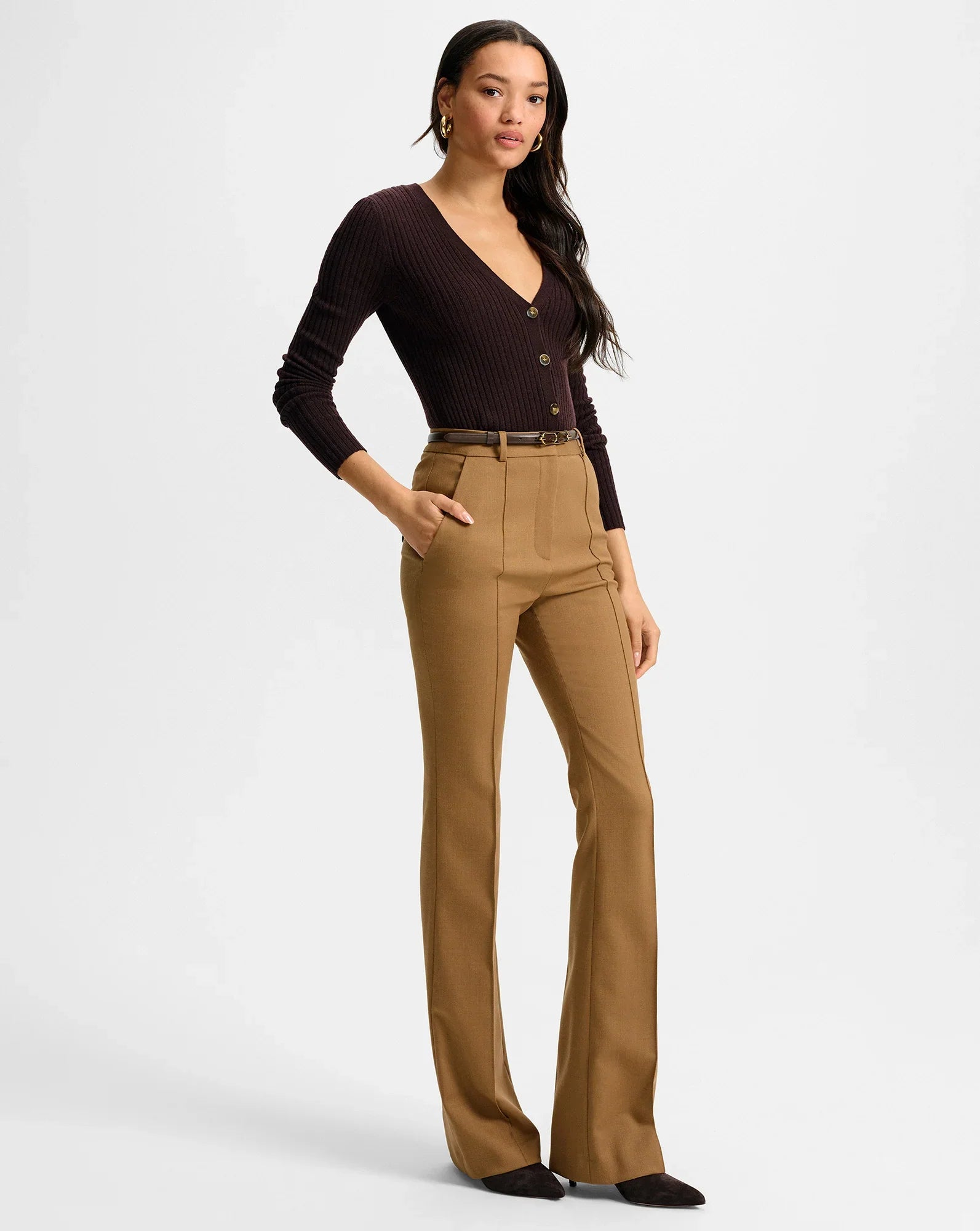 Gracie Belted Flare Pant