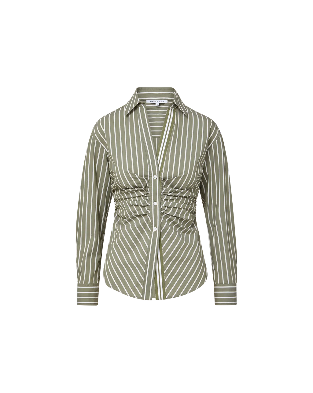 Devra Striped Button-Down Shirt