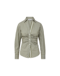 Devra Striped Button-Down Shirt