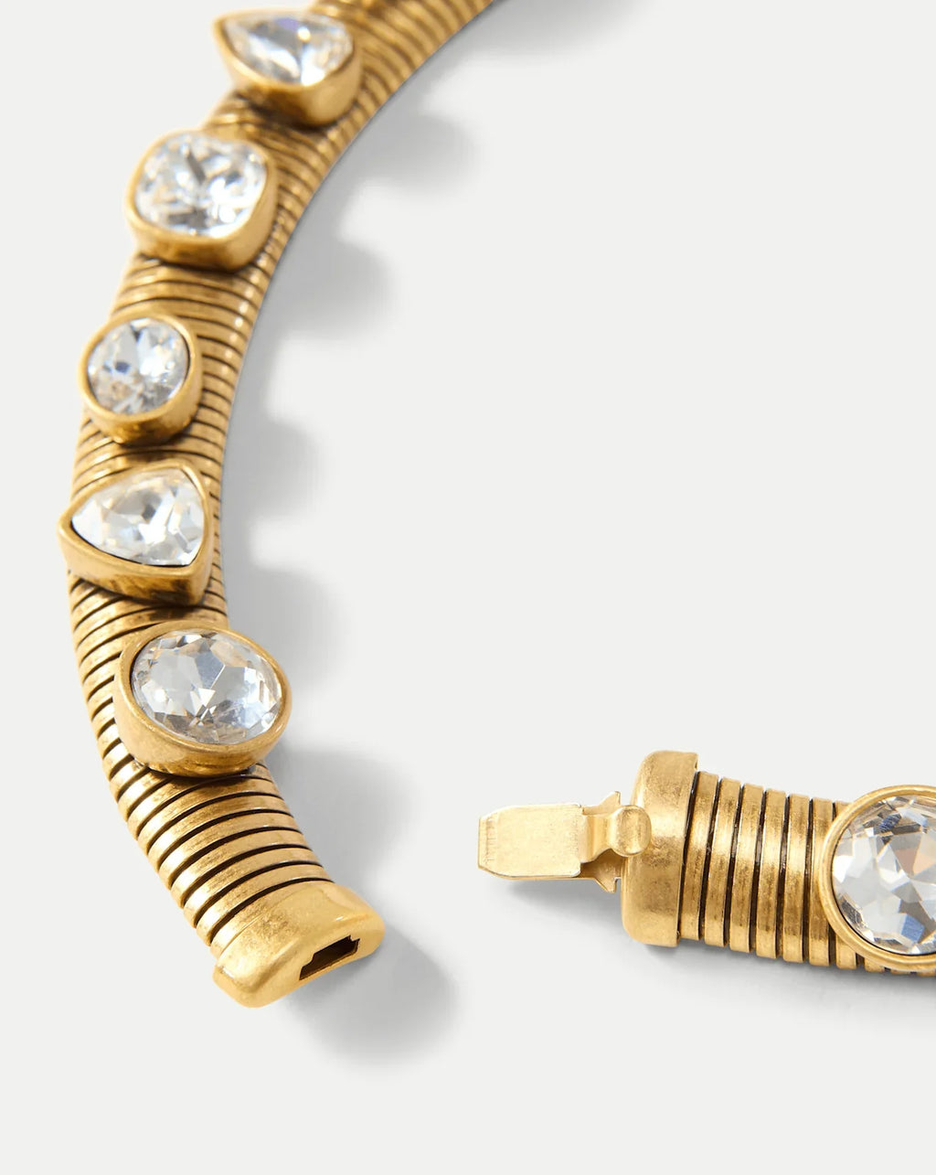 Crystal Tubogas Collar Necklace