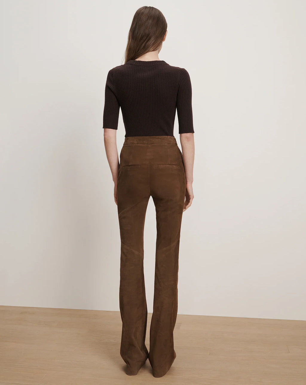 Gracie Suede Flare Pant