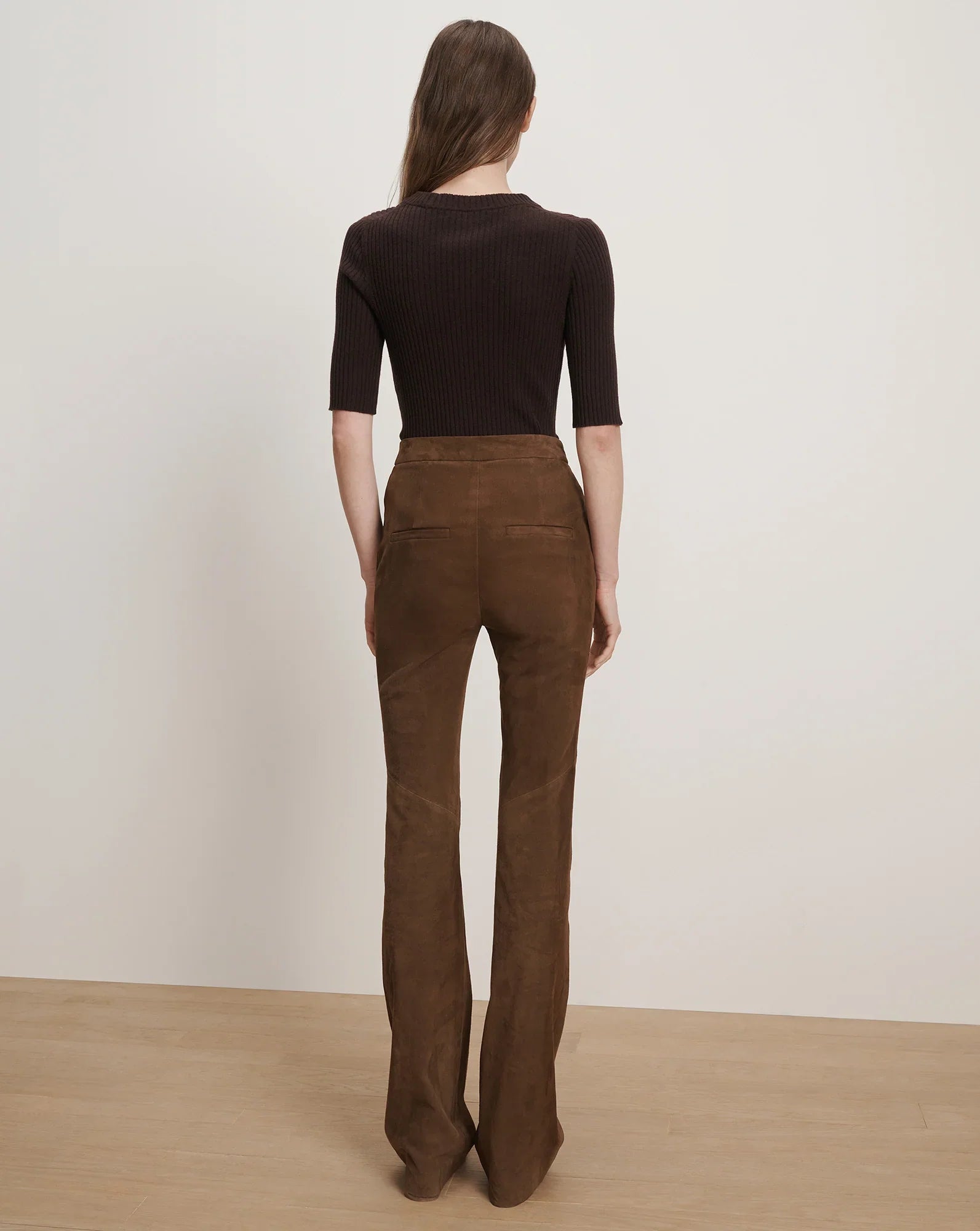 Gracie Suede Flare Pant