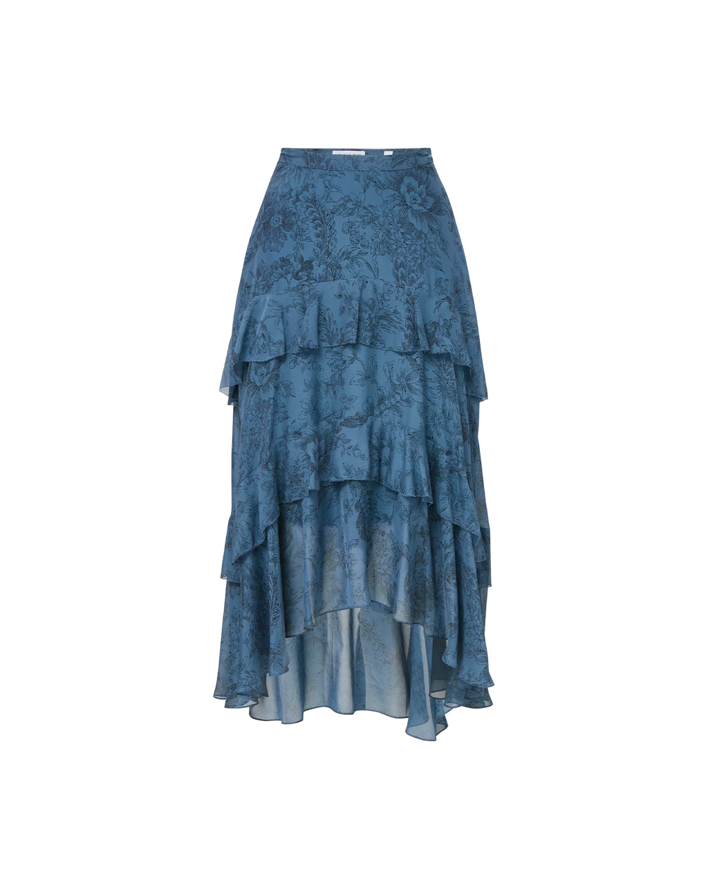 Graeme Silk Midi Skirt