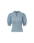Coralee Puff-Sleeve Top