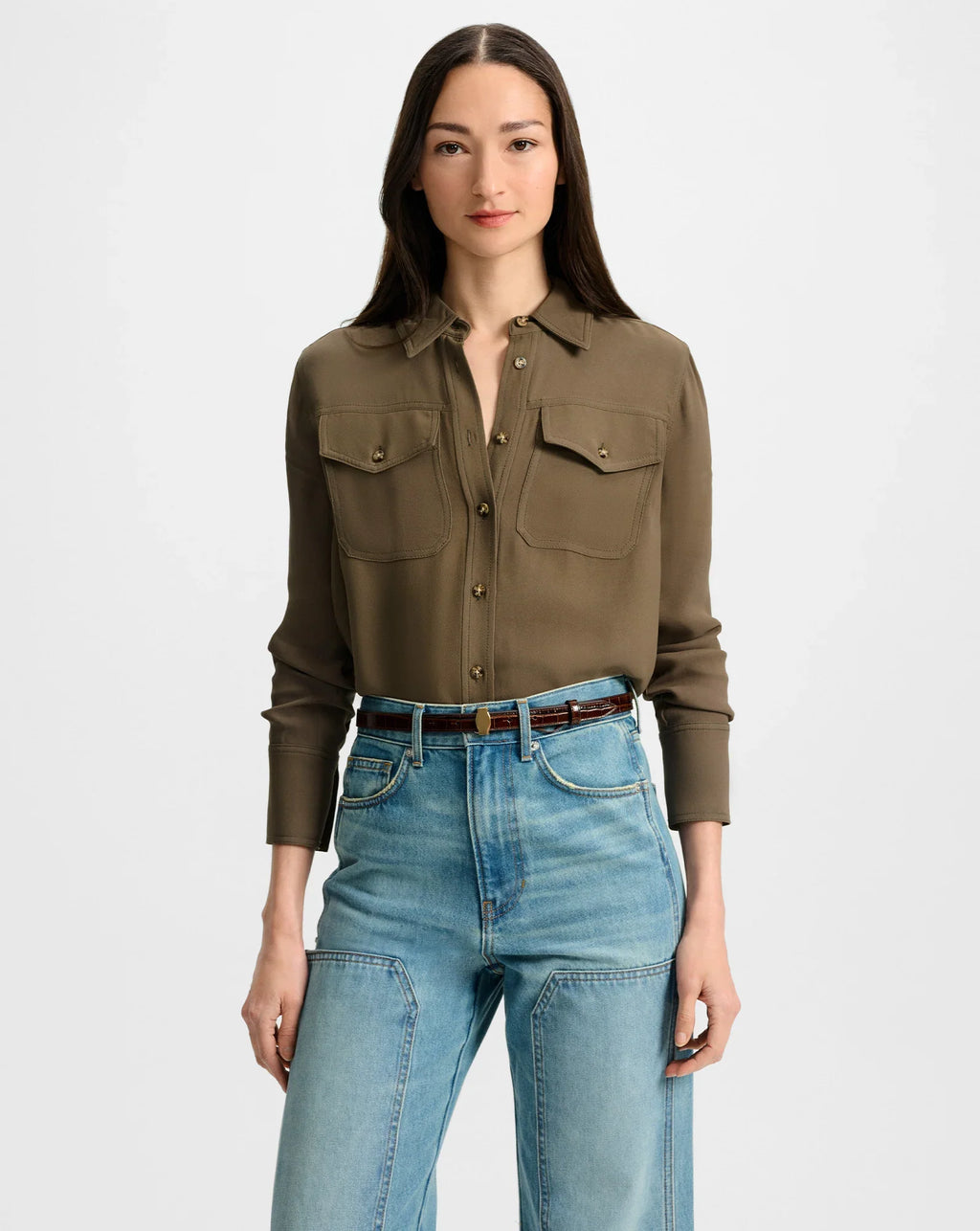 Pepper Button-Down Blouse