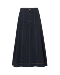 Alix Denim Midi Skirt