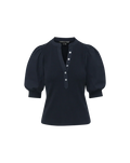 Coralee Puff-Sleeve Top