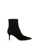 Lisa Cap-Toe Mid-Heel Bootie