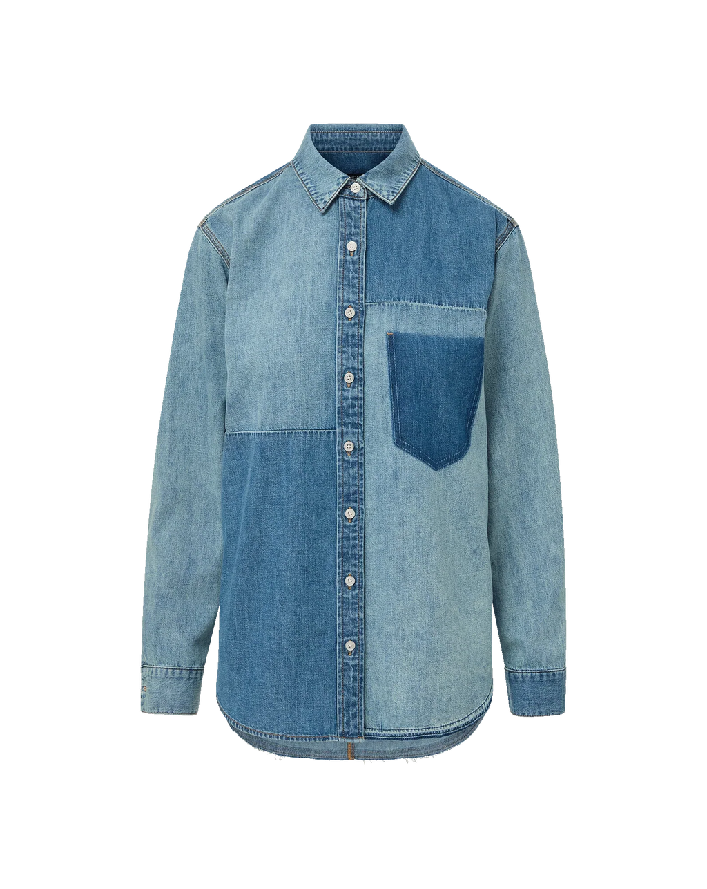 Dalma Denim Button-Down Shirt