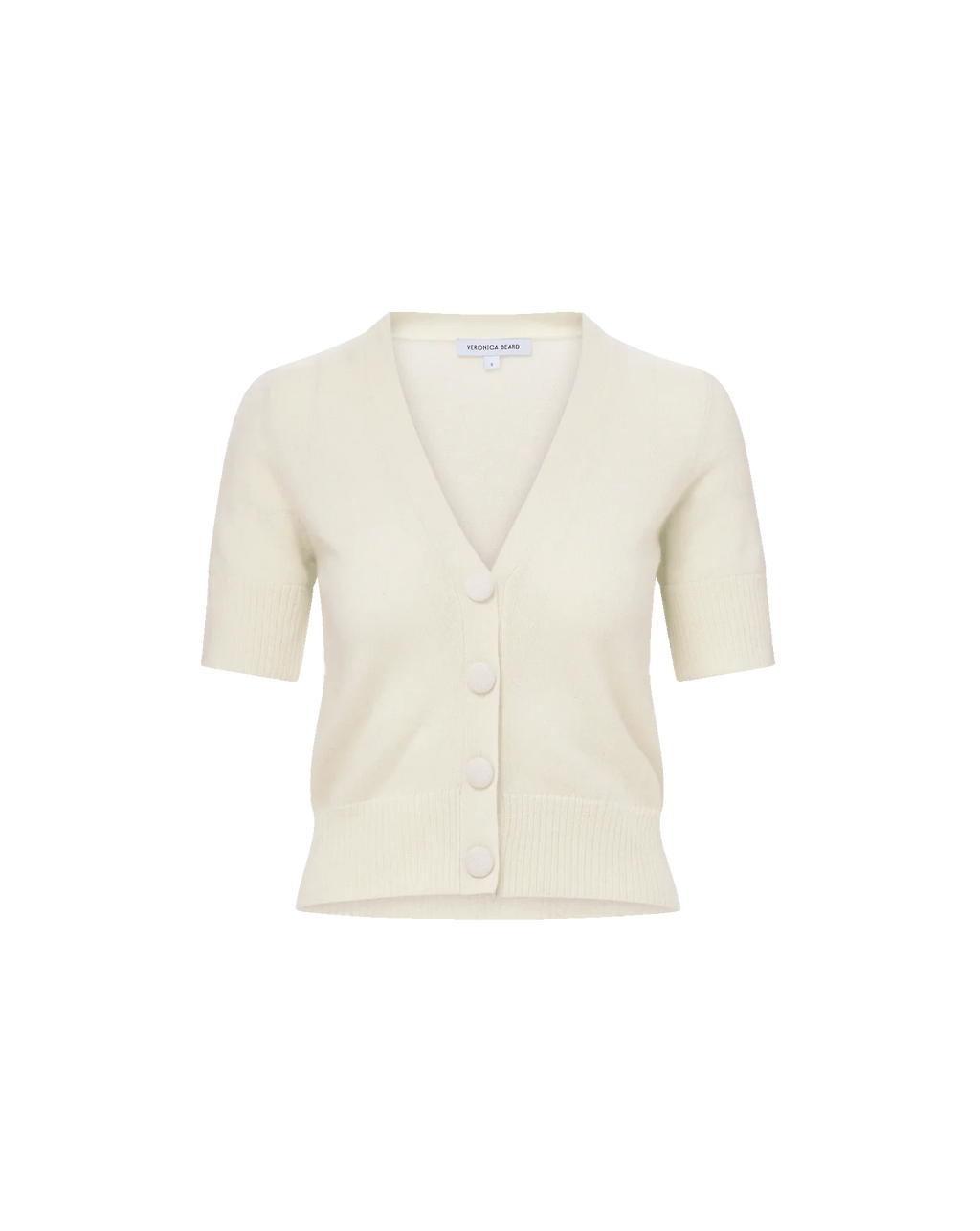 Solene Short Sleeve Cashmere Cardigan