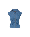 Sera Denim Button-Down Shirt