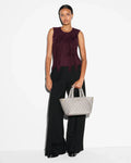 Sable Pearl Metallic Small Metro City Tote