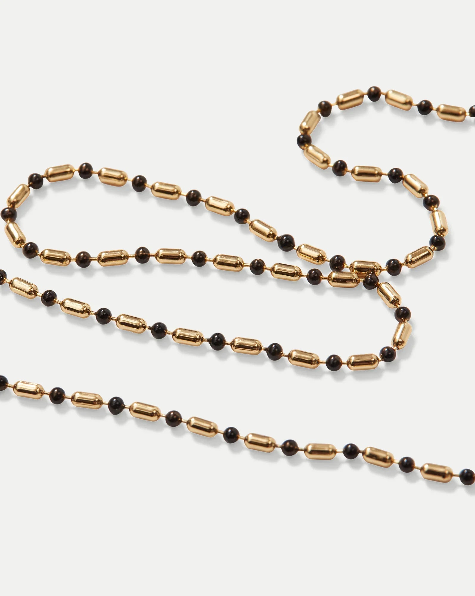 Enamel Bead Chain Necklace