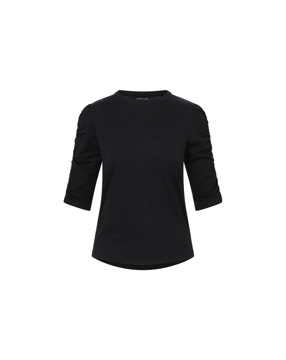 Waldorf Ruched-Sleeve T-Shirt