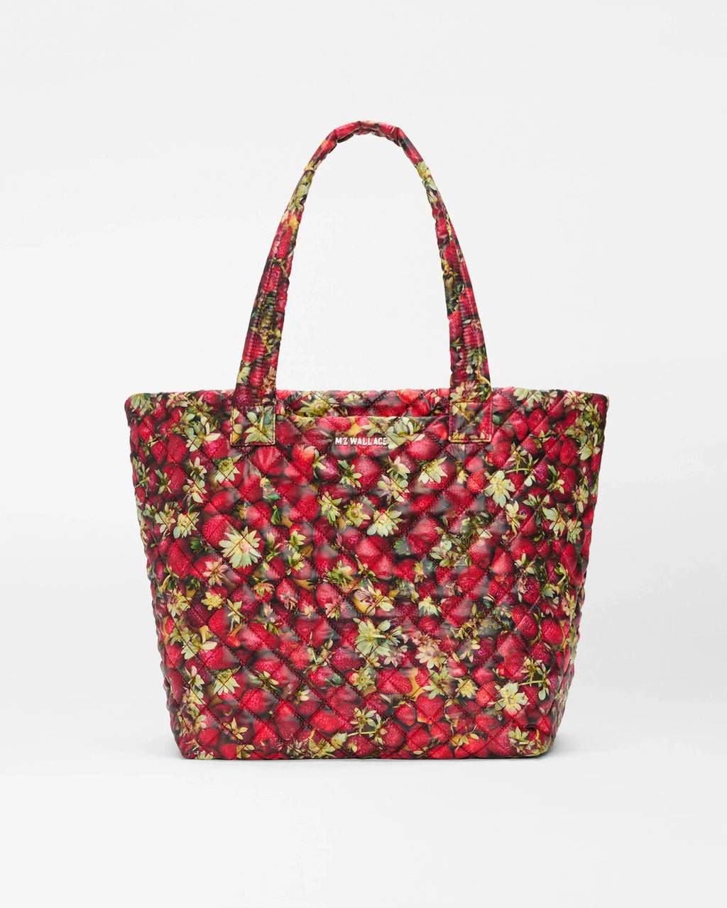 Strawberry Print Medium Metro Tote Deluxe