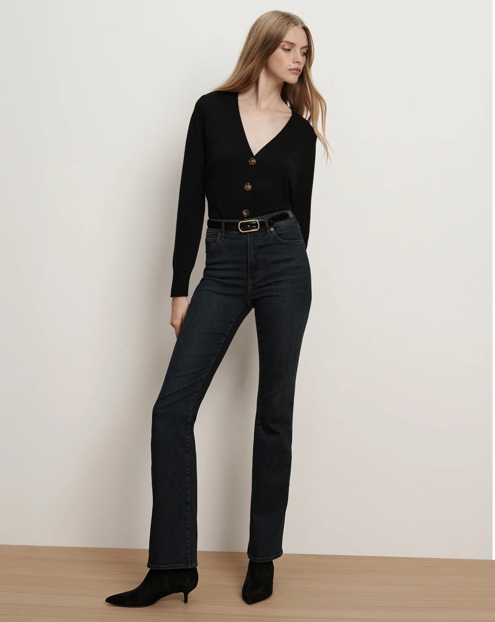 Loop Croc-Embossed Belt