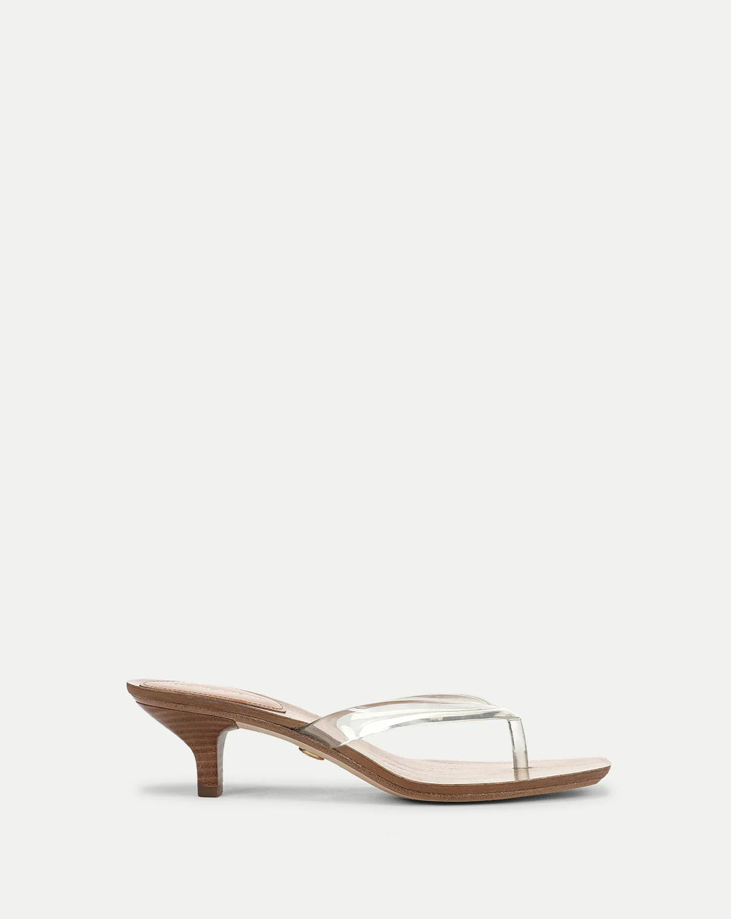 Clea Jelly Kitten-Heel Sandal