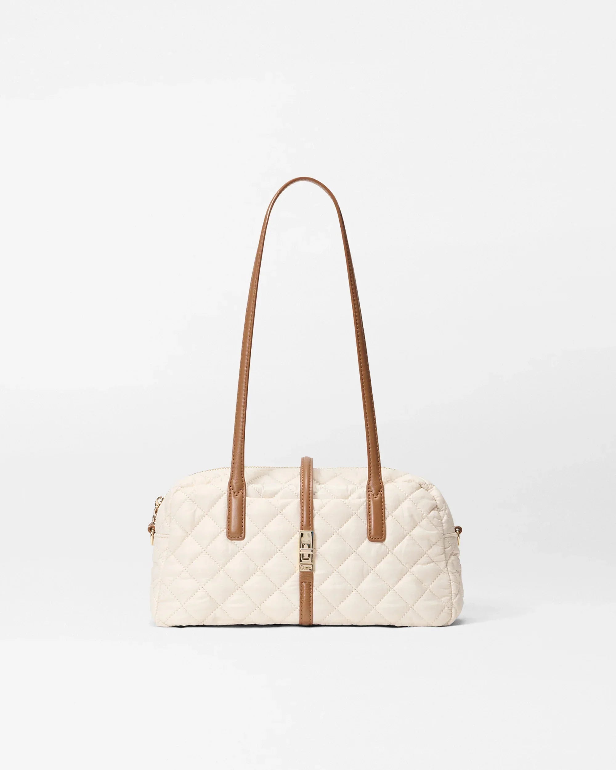 Sandshell with Brown Small Astor Satchel