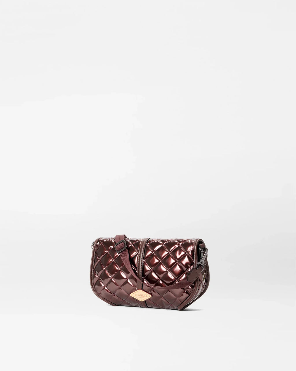 Bordeaux Lacquer Small Astor Convertible Clutch