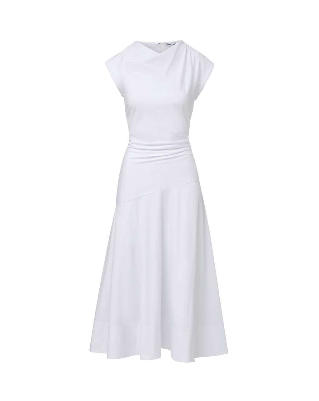 Lisette Cotton Poplin Midi Dress