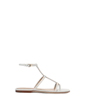 Marbella Lizard-Embossed Sandal