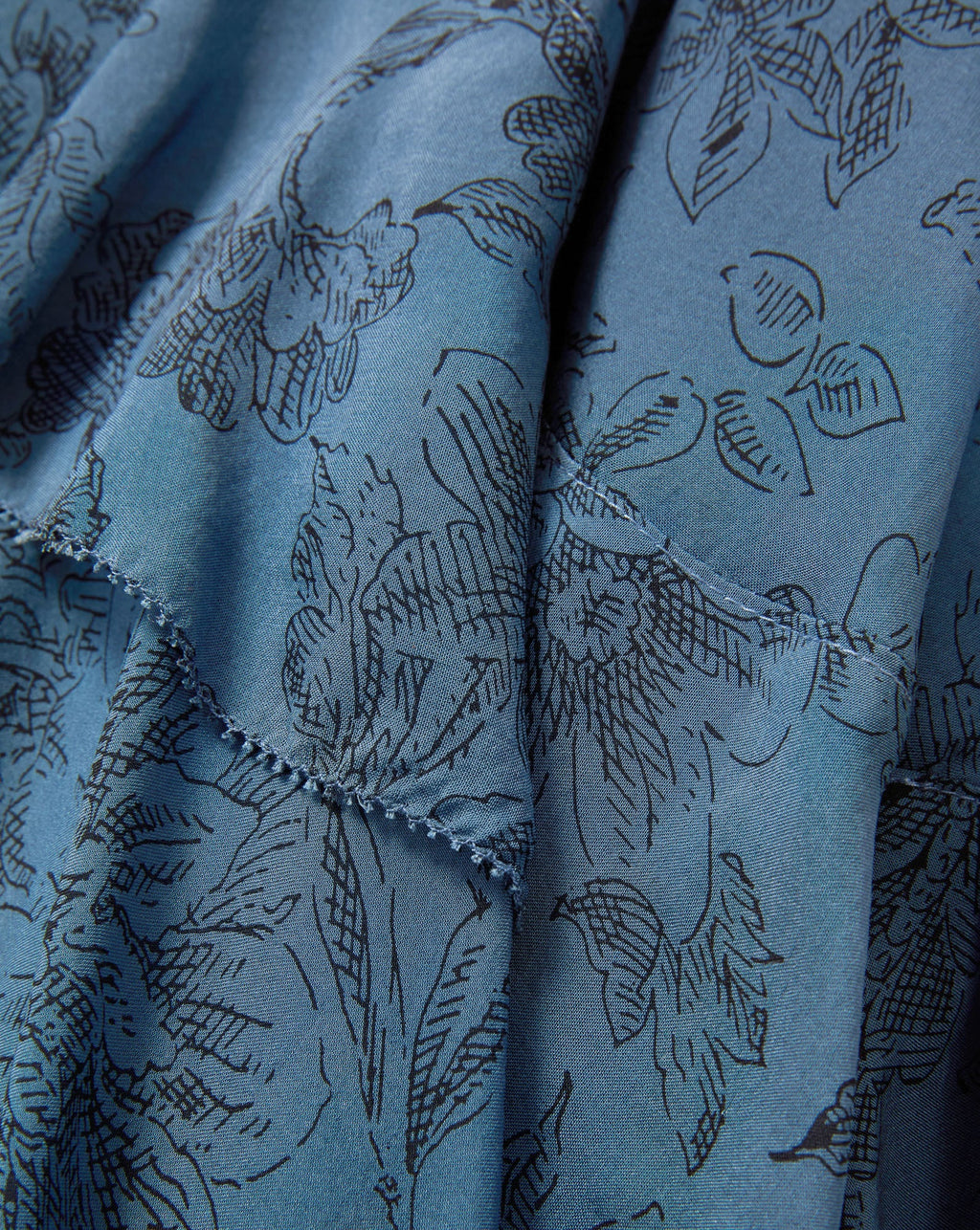 Graeme Silk Midi Skirt