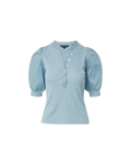 Coralee Puff-Sleeve Tee