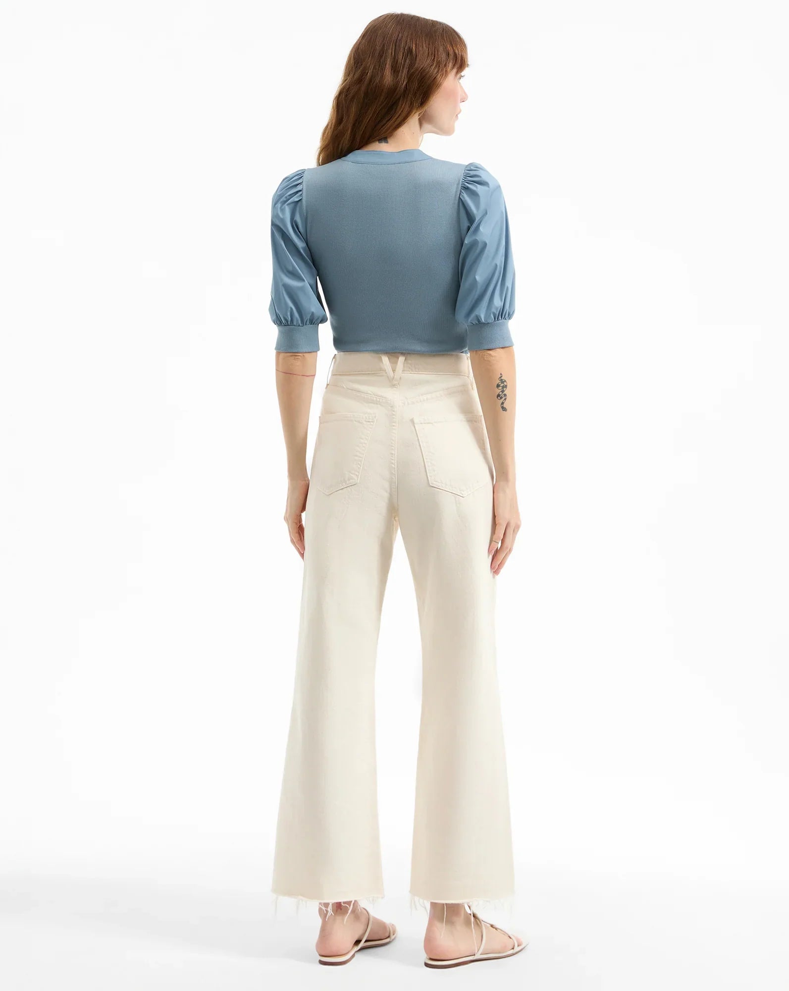 Coralee Puff-Sleeve Top