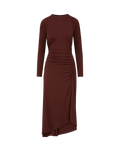 Theodora Ruched Midi Dress