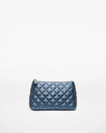 Midnight Metallic Leather Medium Luna Cosmetic