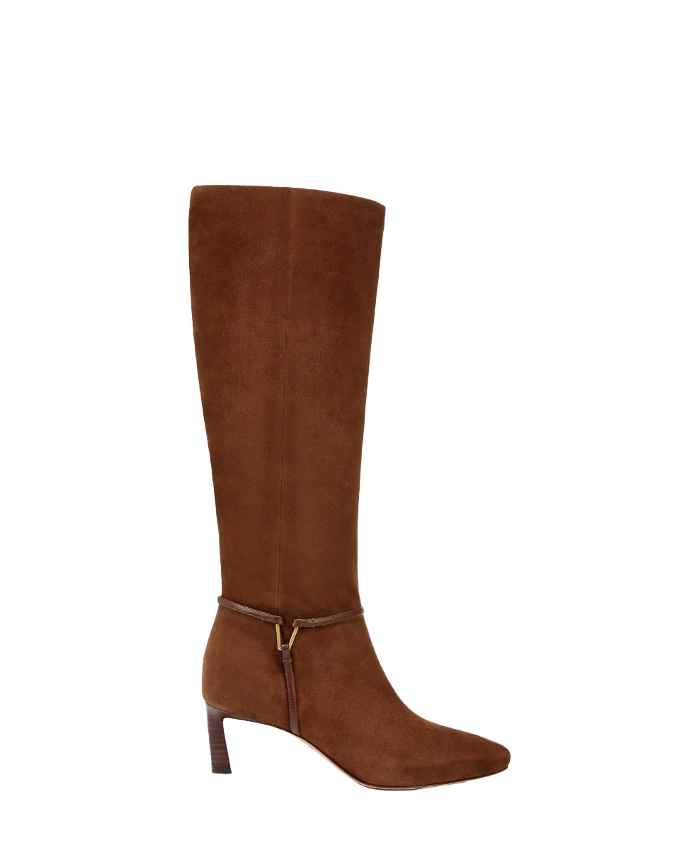 Kenzie Mid-Heel Tall Boot | Wide-Calf
