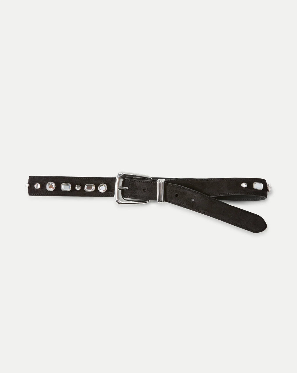 Arch Suede Embellished Belt