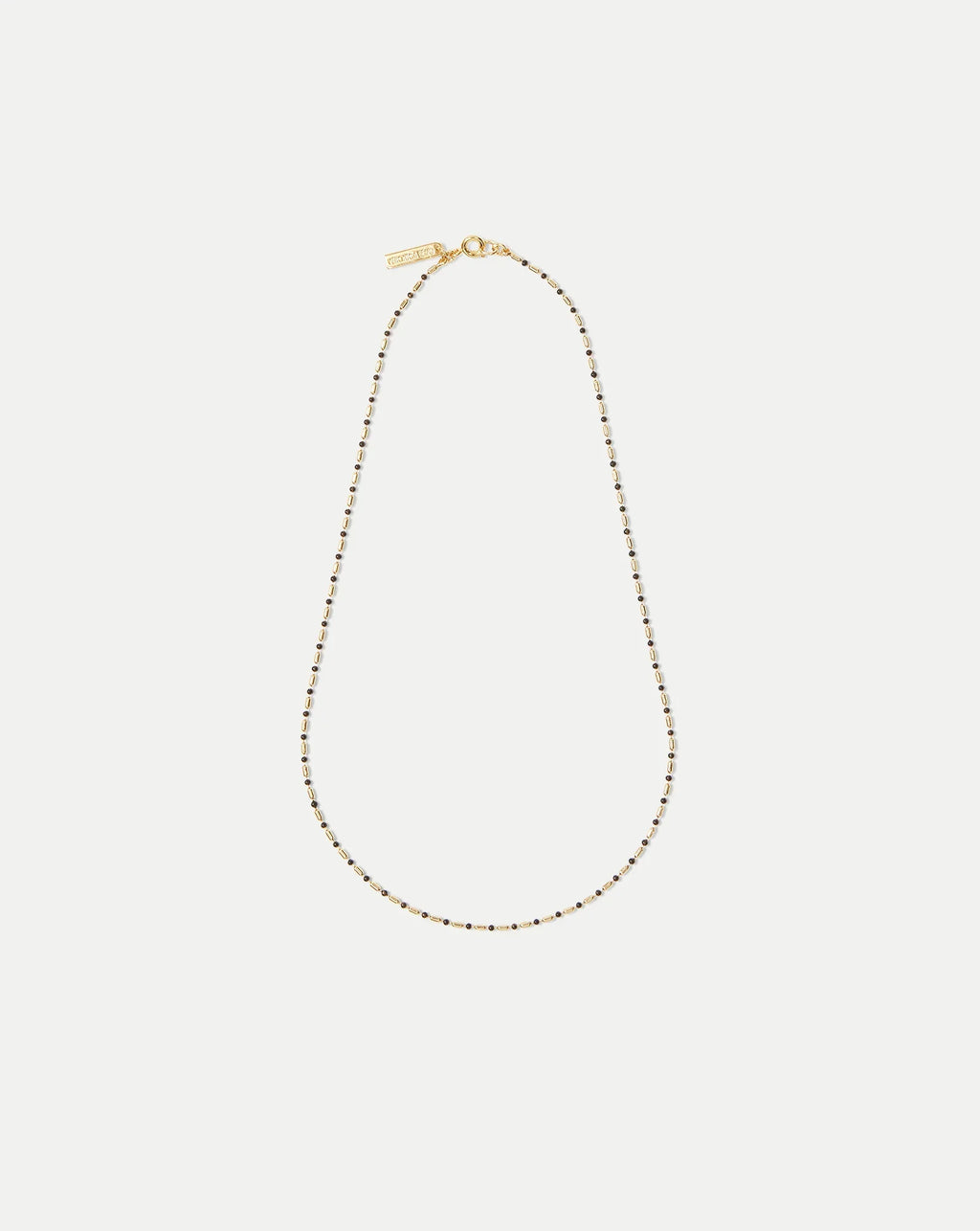 Enamel Bead Chain Necklace